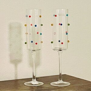 Party champagne glasses